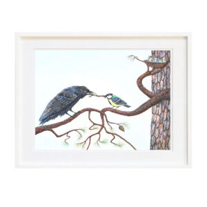 Hungersnöd — giclée konsttryck, 40x30 cm