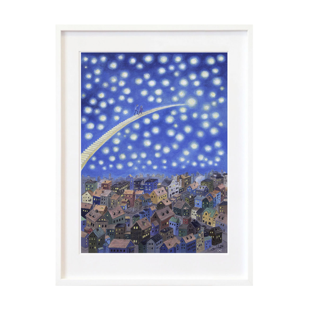 Stjärnvandringen, konsttryck