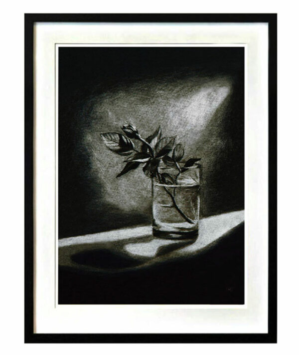 Rosen i vattenglaset, konsttryck - Bild 6