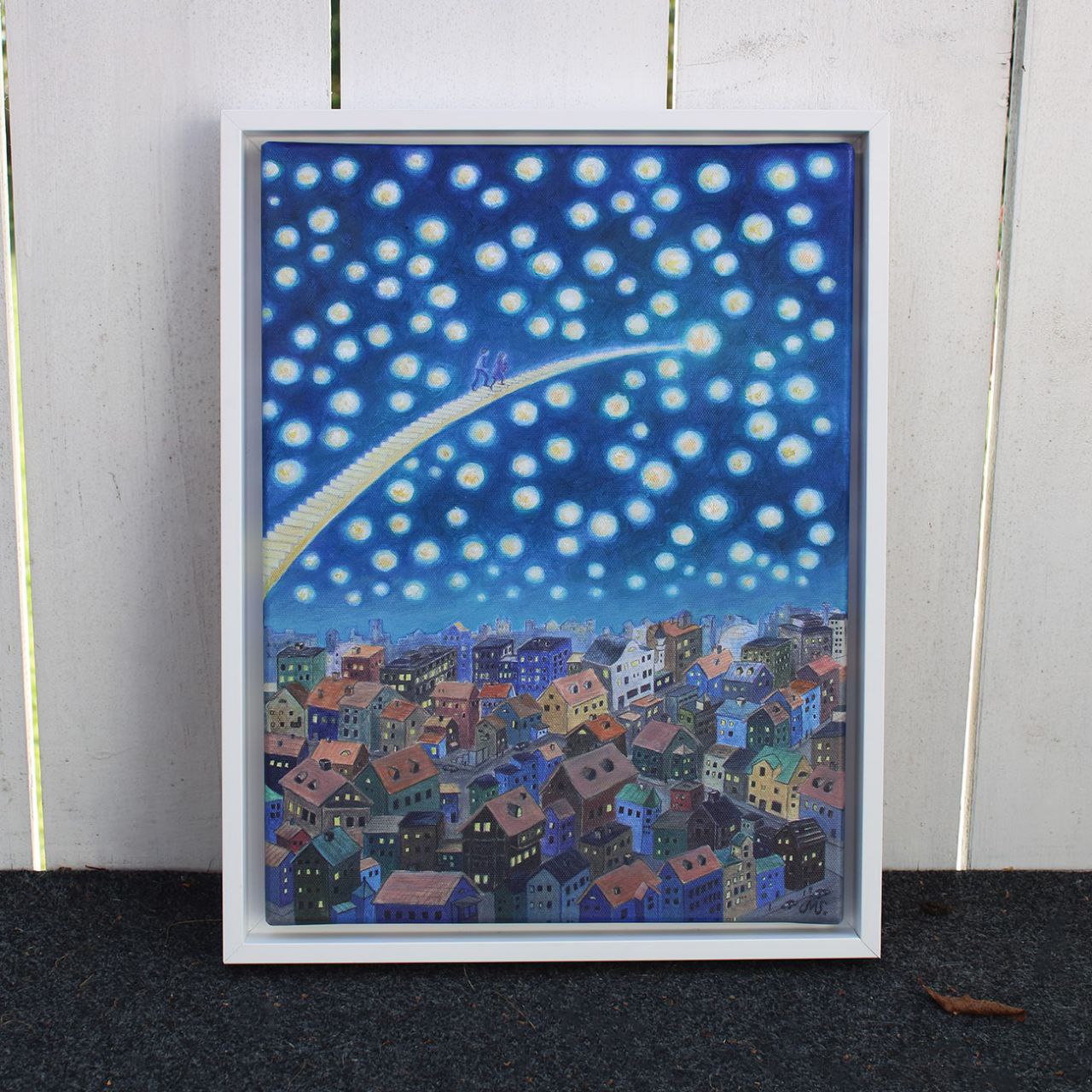 Stjärnvandringen, mixed media-verk