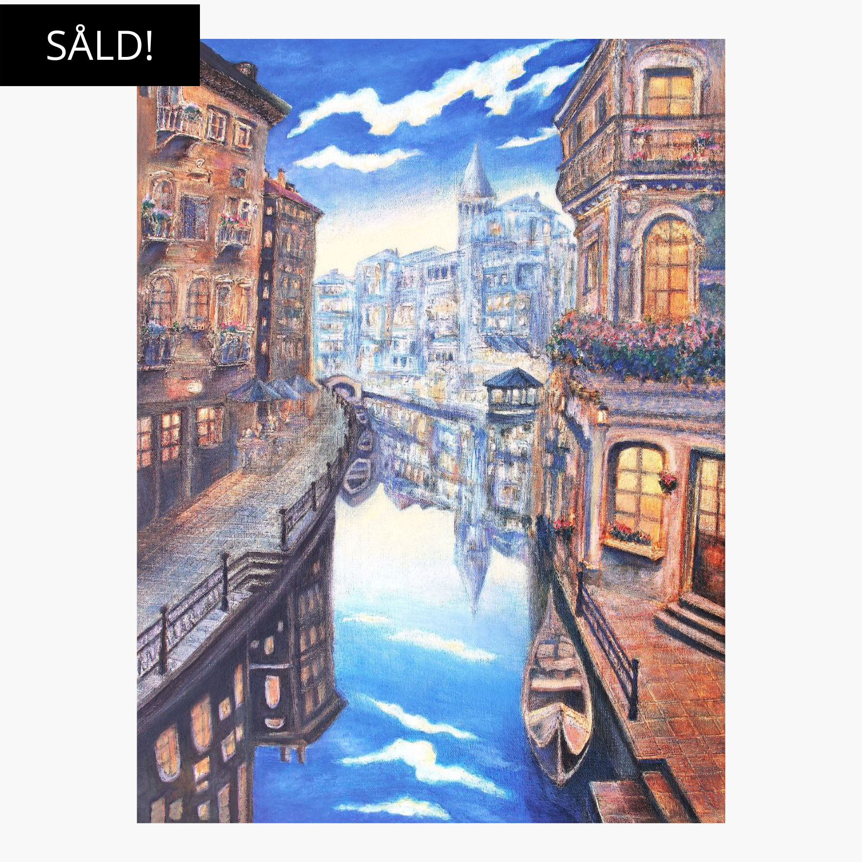 Venedig, oljemålning