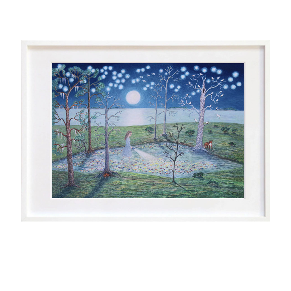 Det blommande kärret, konsttryck