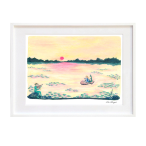 Näcken - giclée konsttryck, 30x21/ 40x30 cm