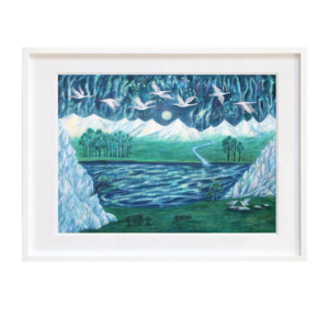 Svanarnas resa, konsttryck