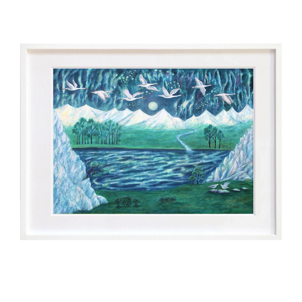 Svanarnas resa, konsttryck