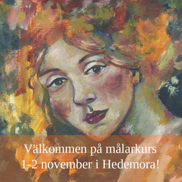 Helgkurs i teckning och måleri i Hedemora 1-2 november 2025
