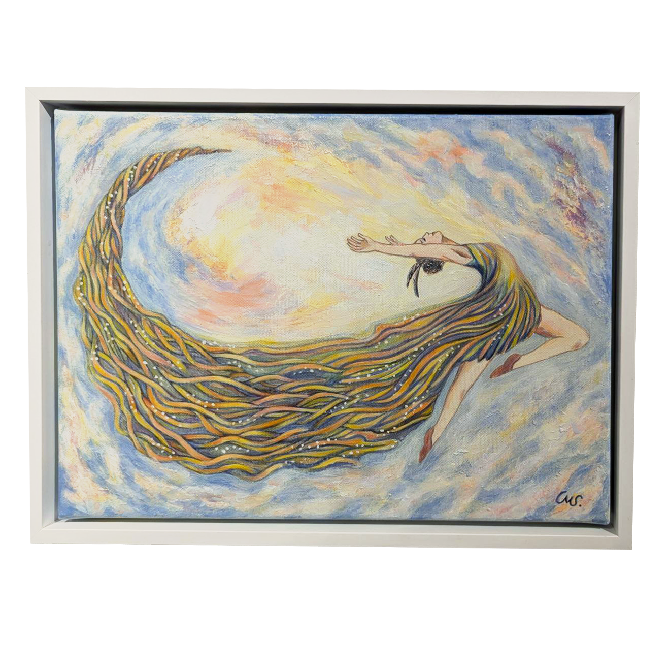 Colorful, akrylmålning på duk