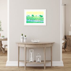 Lek i dalen, giclée konsttryck 30x21/ 30x40 cm